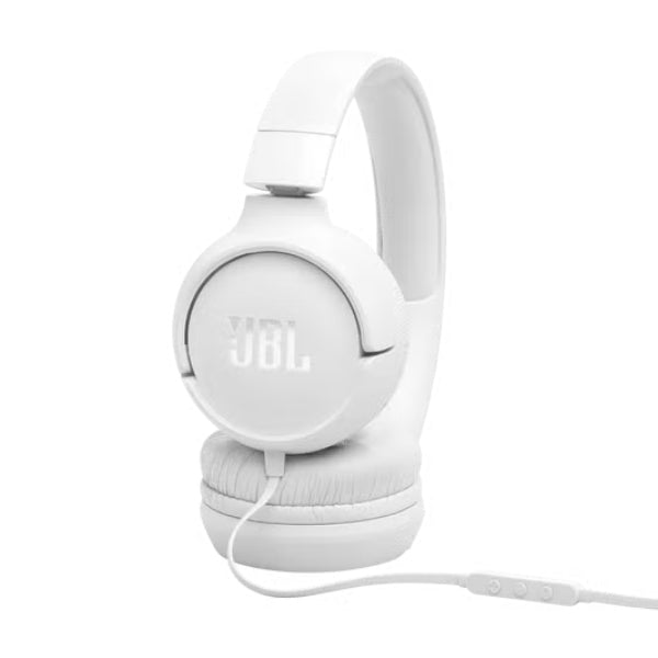 Audífono - JBL - Tune 520C - USB-C - Micrófono Integrado - Hi-Res - Pure Bass - On-ear - Plegable - Llamadas Manos Libres - Blanco - JBLT520CWHTAM