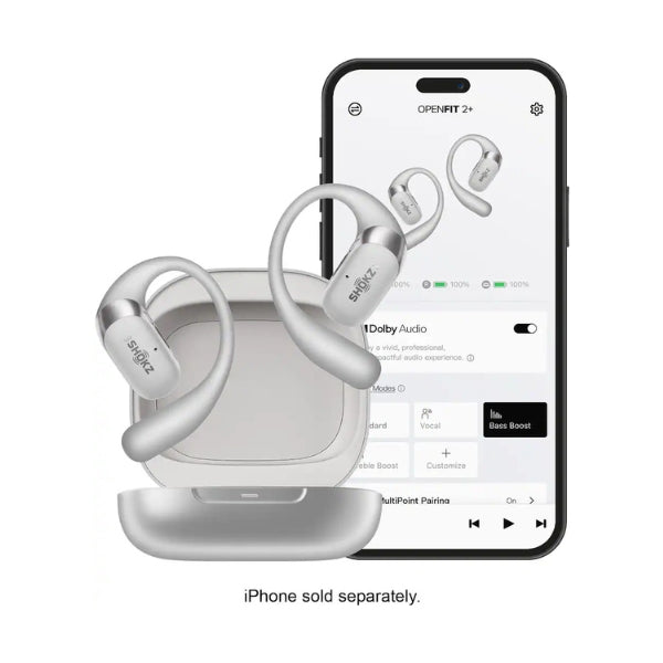 Audífono-Shokz-Hyrox-OpenFit-2+-Open-True-Wireless-Bluetooth-Earbuds-Gris-T921-ST-GY-US