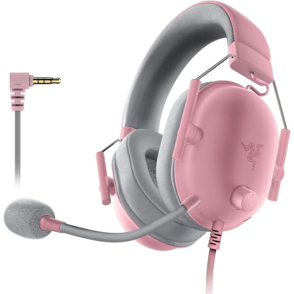 Audífono gamer Razer BlackShark V2 X para Xbox cableado Quartz Pink - RZ04-03241200-R