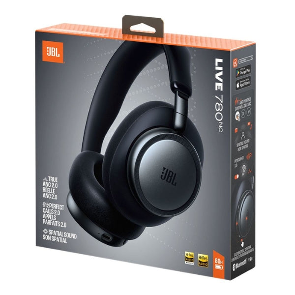 Audífono JBL Live 780NC Active Noise Cancelling Bluetooth Wireless Headphones - Negro - JBLLIVE780NCBLK