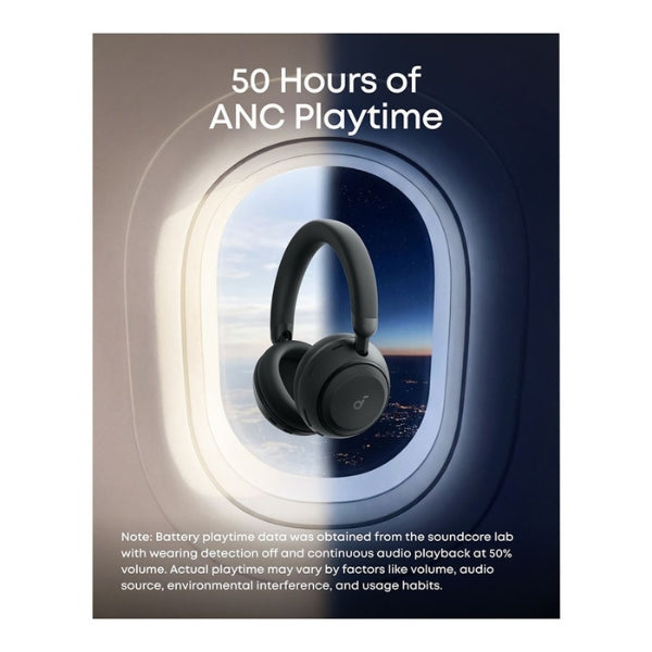 Audífonos-Anker-Soundcore-Space-2-Bluetooth-ANC-Negro