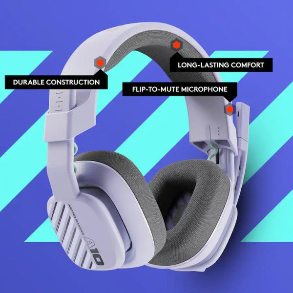 Audífonos-Gamer-Cableados-Astro-Gaming-A10-Gen-2-para-PC-3.5mm-Drivers-32mm-Neodymium-Micrófono-Flip-to-Mute-939-002076-Lilac
