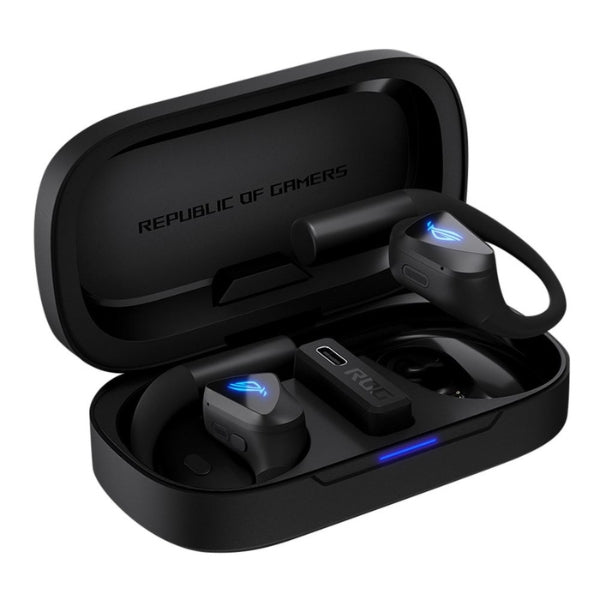 Audífonos-Gamer-Inalámbricos-ASUS-ROG-Cetra-Open-True-Wireless-2.4GHz-Bluetooth-6.0-Drivers-14.2mm-AI-Noise-Cancelation-O701CETRAOWBLK-Negro