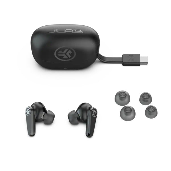 Audífonos-JLab-Go-Pods-ANC-True-Wireless-Bluetooth-con-Cancelación-Híbrida-de-Ruido-Negro