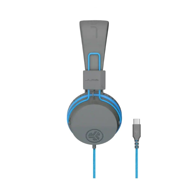 Audífonos-JLab-JBuddies-Studio-Infantiles-On-Ear-USB-C-con-Límite-de-Volumen-85-dB-Gris