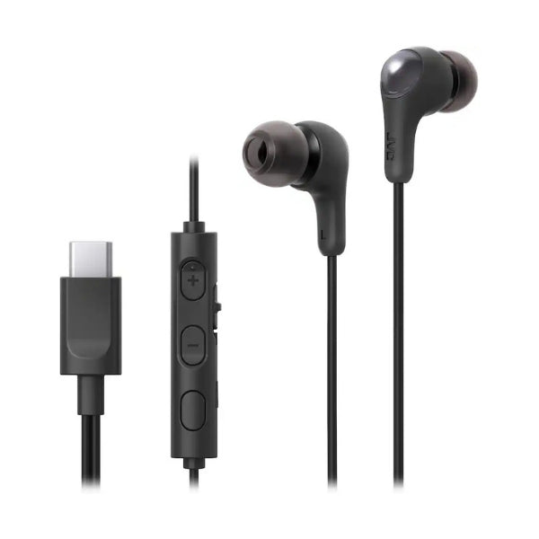 Audífonos-JVC-Gumy-Connect-USB-C-In-Ear-con-Micrófono-Negro