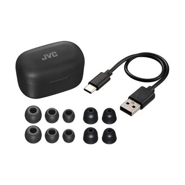 Audífonos-JVC-Marshmallow-Plus-True-Wireless-Bluetooth-con-Cancelación-Activa-de-Ruido-Negro