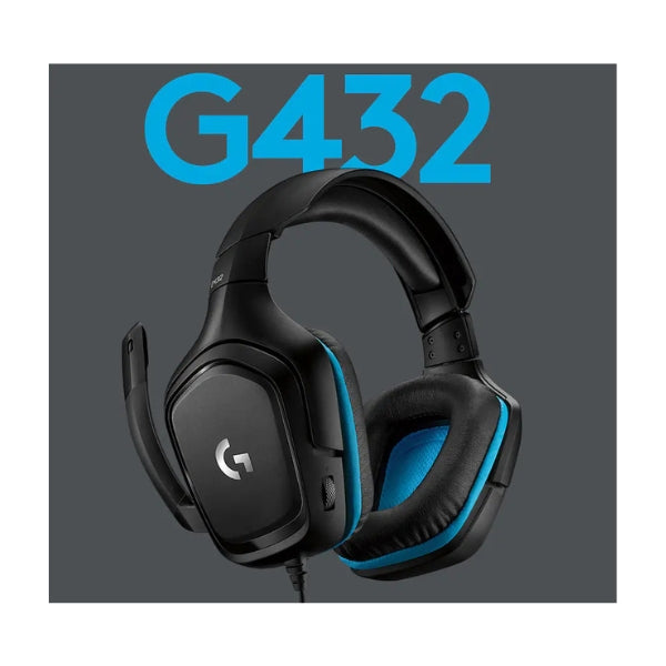 Audífonos-Logitech-G-G432-Wired-Gaming-Headset-981-000769-Black