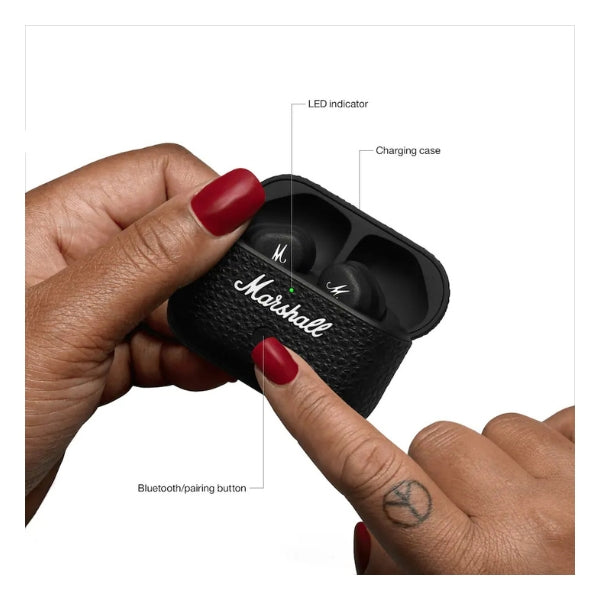 Audífonos-Marshall-Motif-II-A,N,C,-True-Wireless-Bluetooth-con-cancelación-activa-y-modo-transparencia-Negro
