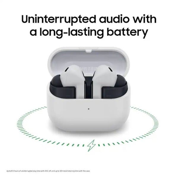 Audífonos-Samsung-Galaxy-Buds3-FE-True-Wireless-Bluetooth-con-Cancelación-Activa-de-Ruido-Gris