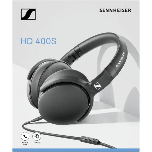 Audífonos-Sennheiser-HD-400S-Wired-Over-the-Ear-Headphones-Black