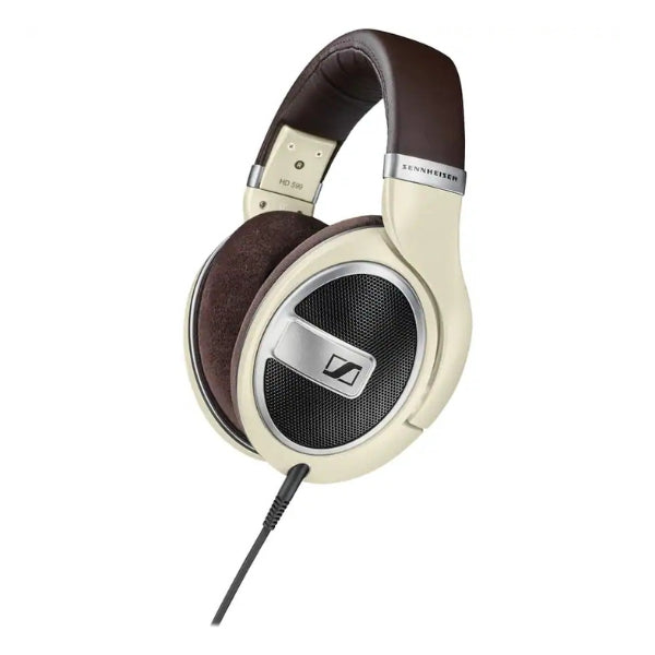 Audífonos-Sennheiser-HD-599-Wired-Open-Back-Over-the-Ear-Headphones-HD-5-BrownIvoryMatte-Metallic