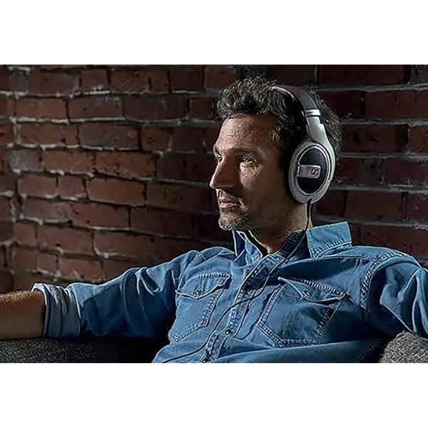 Audífonos-Sennheiser-HD-599-Wired-Open-Back-Over-the-Ear-Headphones-HD-5-BrownIvoryMatte-Metallic