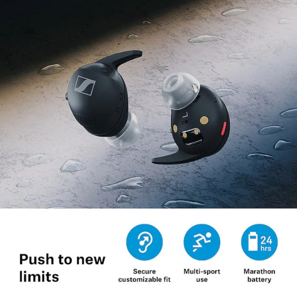 Audífonos-Sennheiser-MOMENTUM-Sport-Earbuds-Black