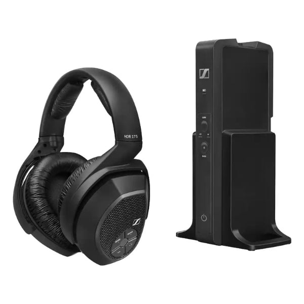 Audífonos-Sennheiser-RS-175-RF-Wireless-Headphone-System-for-TV-Listening-with-Bass-Boost-and-Surround-Sound-Modes-Black