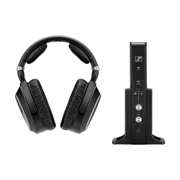 Audífonos-Sennheiser-RS-195-RF-Wireless-Headphone-Systems-for-TV-Listening-with-Selectable-Hearing-Boost-Preset-Black