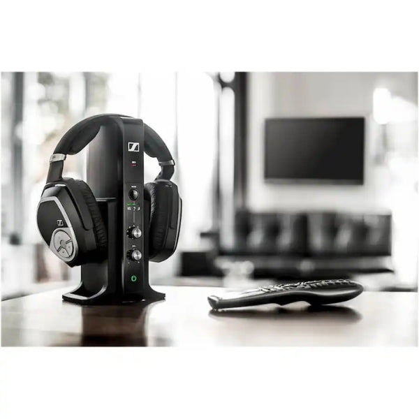 Audífonos-Sennheiser-RS-195-RF-Wireless-Headphone-Systems-for-TV-Listening-with-Selectable-Hearing-Boost-Preset-Black