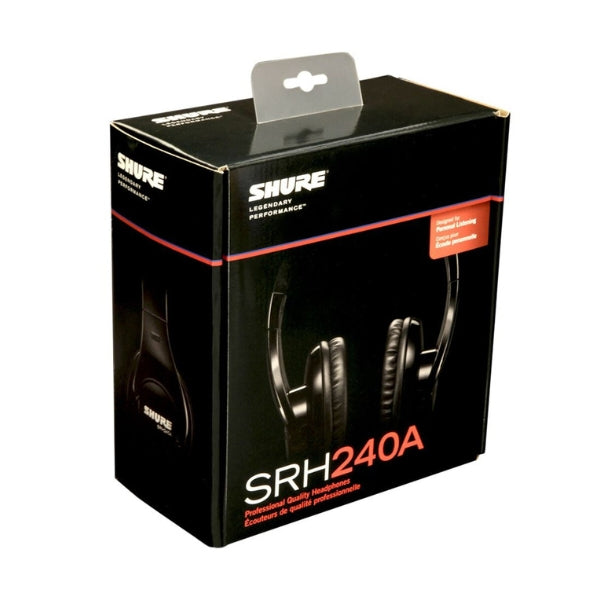 Audífonos-Shure-SRH240A-alámbricos-con-diadema-y-almohadillas-acolchadas-Negro