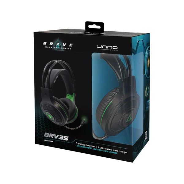 Audifonos-Unno-Tekno-Azul-Hs7230GN-box