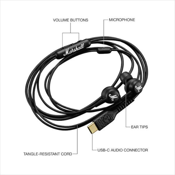 Audífonos-in-ear-Marshall-Mode-USB-C-cableados-con-micrófono-y-drivers-dinámicos-de-9-mm-Negro