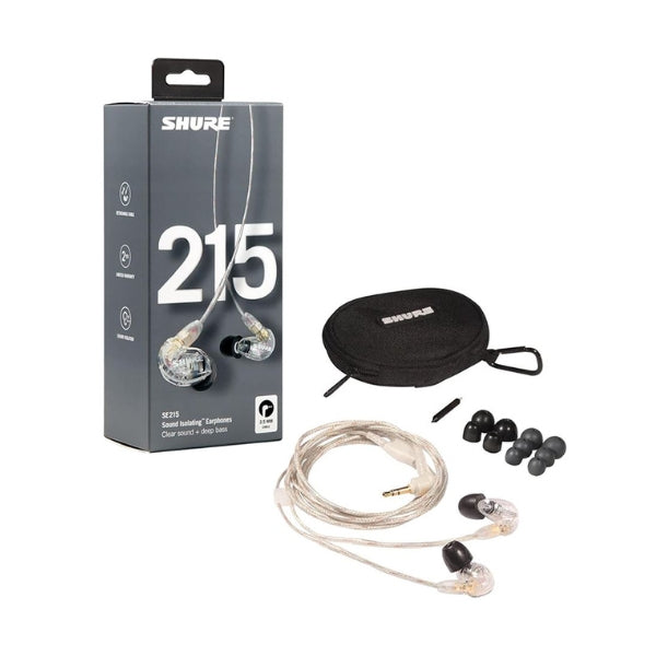 Audífonos-in-ear-Shure-SE215-Pro-monitores-con-aislamiento-de-sonido-Transparente