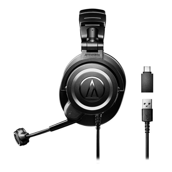Audífonos Audio-Technica ATH-M50xSTS StreamSet USB Digital Headset - Negro - ATH-M50XSTS-USB