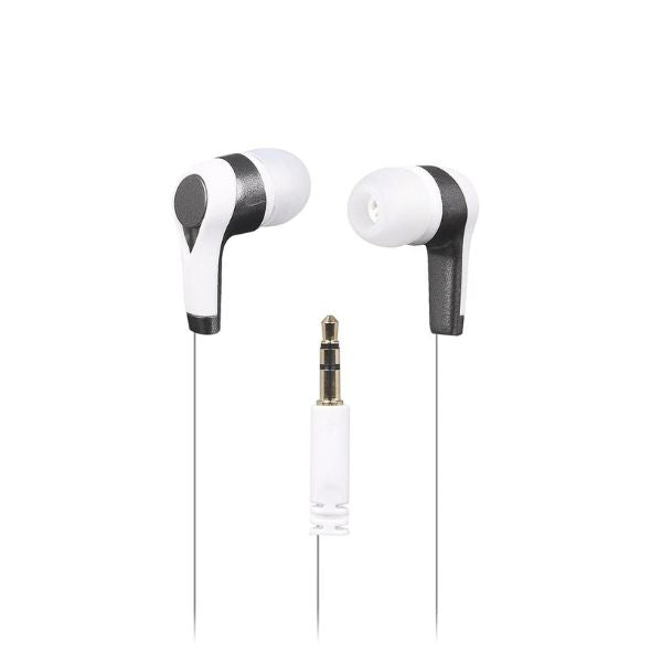 Audifonos Unno Tekno Rockbuds 3.5Mm Estereo Blanco Hs7003Wt