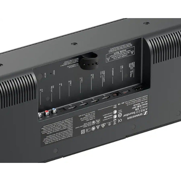 Barra de sonido Sennheiser AMBEO Soundbar Max 5.1.4 con Dolby Atmos/DTS:X - Black