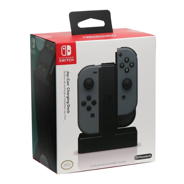 Base - de - Carga - PowerA - Joy-Con - Charging - Dock - Nintendo - Switch - Carga - 4 - Joy-Con - LED - 1501406-01 - Negro
