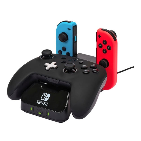 Base - de - Carga - PowerA - Wireless - Controller - Charging - Hub - Nintendo - Switch - Switch - Lite - Switch - OLED - LED - 1525991-01 - Negro