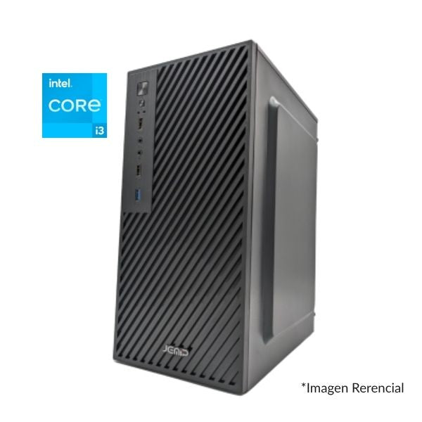 PC / CPU / COMPUTADOR Intel Core i3-10100 10ma Gen - 8GB RAM - 128GB SSD + 1TB HDD - 3.60GHz - Socket 1200 - Case Corporativo - Fuente de Poder
