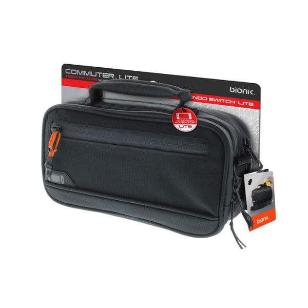 Bolso - Gaming - Bionik - Commuter - Bag - Nintendo - Switch - Lite - Nylon - Protección - BNK-9042 - Negro
