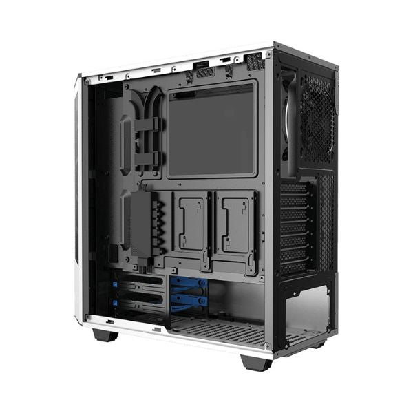 Case gaming GameMax Paladin/ Mid Tower/ E-ATX/ 1x Fan ARGB/ Vidrio Templado/ Blanco
