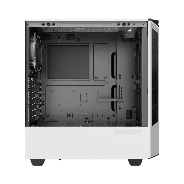 Case gaming GameMax Paladin/ Mid Tower/ E-ATX/ 1x Fan ARGB/ Vidrio Templado/ Blanco