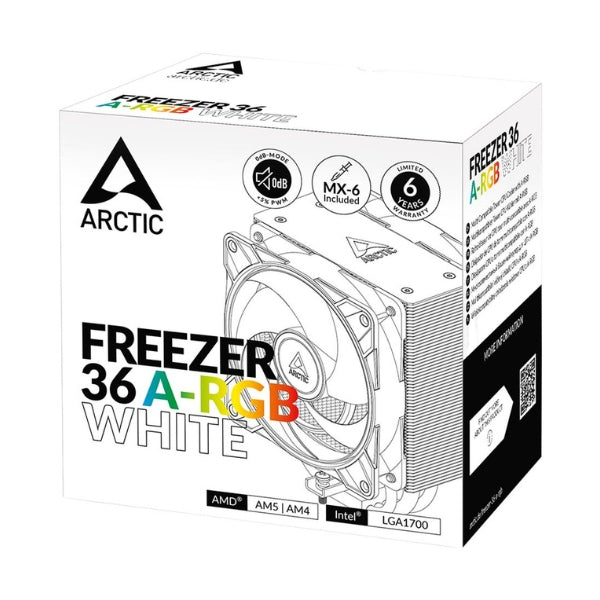 CPU-Cooler-Arctic-Cooling-Freezer-36-56,3-CFM-22-dBA-Blanco