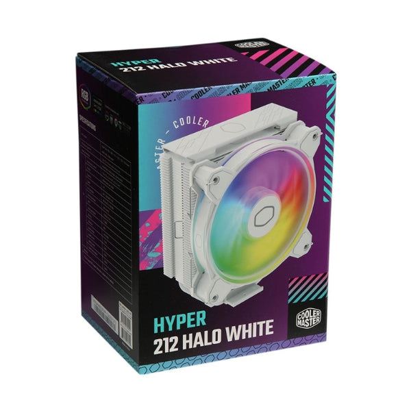 CPU-Cooler-Cooler-Master-Hyper-212-Halo-RGB-51,88-CFM-27-dBA-Blanco