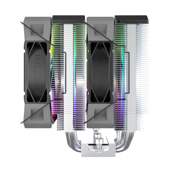 CPU-Cooler-Montech-NX600-ARGB-Tower-ARGB-85,09-CFM-34,17-dBA-Negro