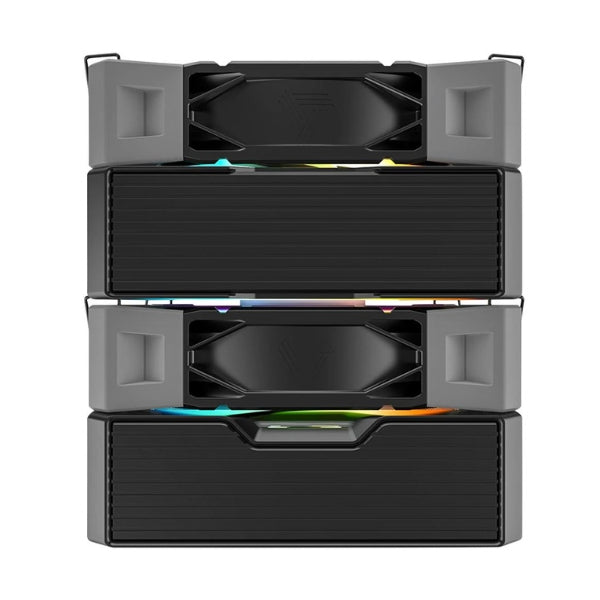 CPU-Cooler-Montech-NX600-ARGB-Tower-ARGB-85,09-CFM-34,17-dBA-Negro