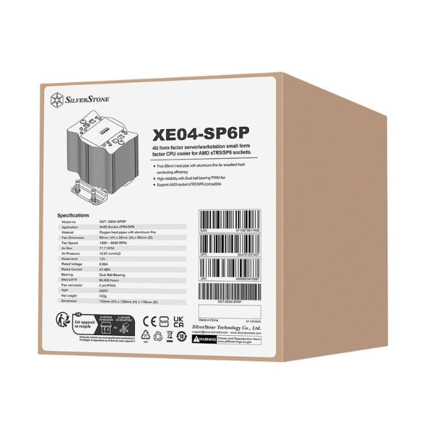 CPU-Cooler-SilverStone-XE04-SP6P-350-W-77,7-CFM-43-dBA