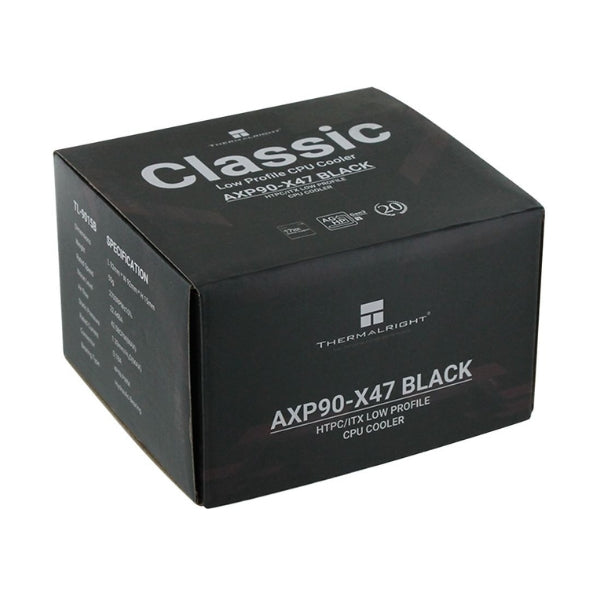 CPU-Cooler-Thermalright-AXP90-X47-Black-Low-Profile-42,58-CFM-22,4-dBA-Negro
