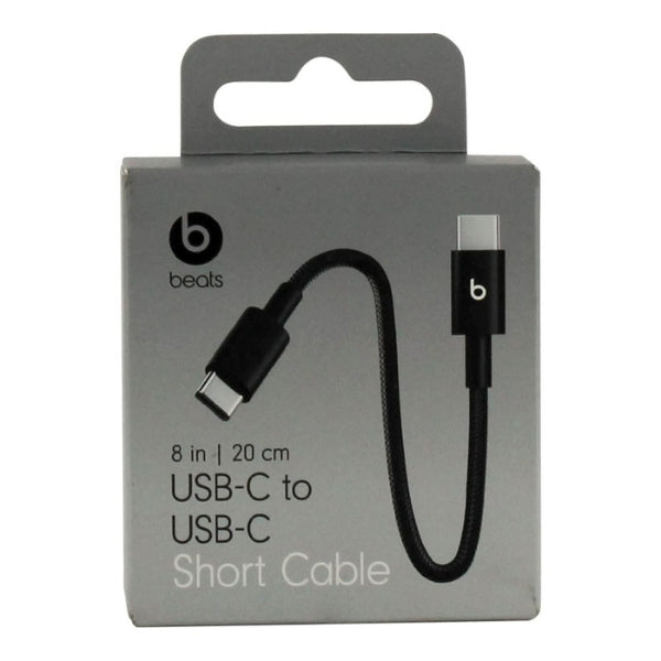 Cable - Beats - USB-C to USB-C - Woven Short - 20 cm - Bolt Black - MEQ94LLA