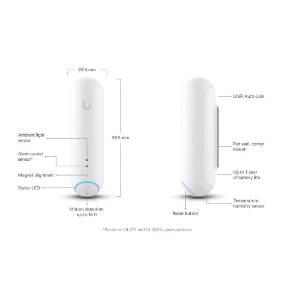 Cámara-de-Seguridad-Ubiquiti-UniFi-Protect-Sensor-Todo-en-Uno---Paquete-de-3