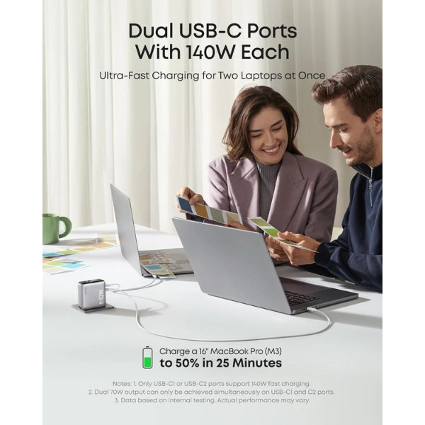 Cargador-Anker-140W-3-Puertos-USB-C-y-1-Puerto-USB-A-con-Cable-USB-C