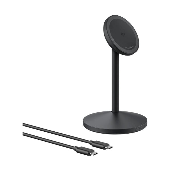Cargador-Inalámbrico-Anker-MagGo-Wireless-Charger-Stand-Negro