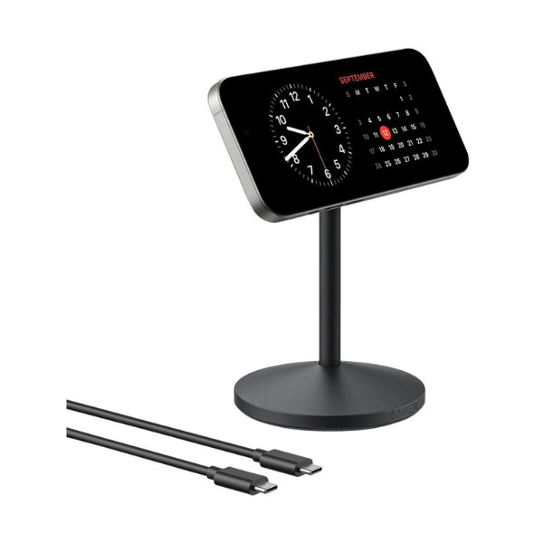 Cargador-Inalámbrico-Anker-MagGo-Wireless-Charger-Stand-Negro