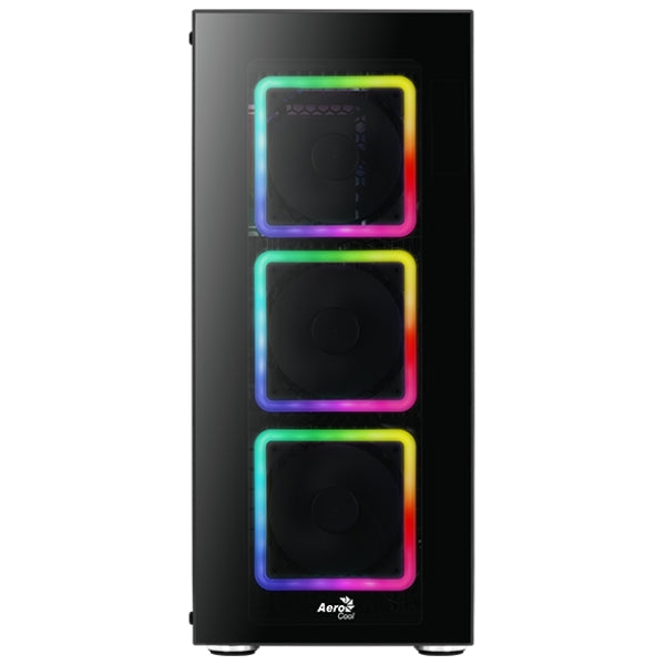 Case Aerocool Tor Pro Full Tower E-ATX RGB Negro - 2xUSB 3.0 + 2xUSB 2.0 - HD Audio - 4 Fan ARGB 14cm - Frontal y Lateral Vidrio Templado