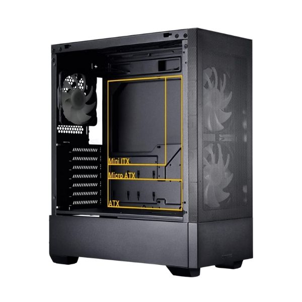 Case-Gaming-LIAN-LI-ATX-RGB-LANCOOL-205-MESH-CX-con-flujo-de-aire-para-PC-panel-frontal-3-ventiladores-ARGB-PWN-puerto-USB-C-Negro-size