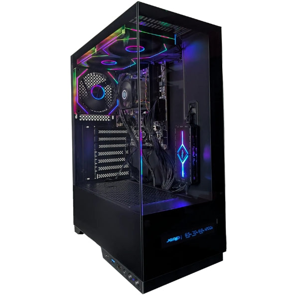 Case JEMIP Gaming Bastion ATX Negro con Vidrio Templado USB-C - JPGBASTION-ATX