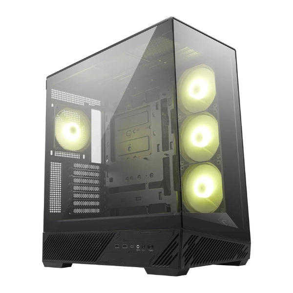 Case - MSI - Gaming - MAG - PANO - 130R - PZ - Mid - Tower - ATX - Vidrio - Templado - ARGB - 4x - Fan - 120mm - USB - Tipo - C - Negro-portada