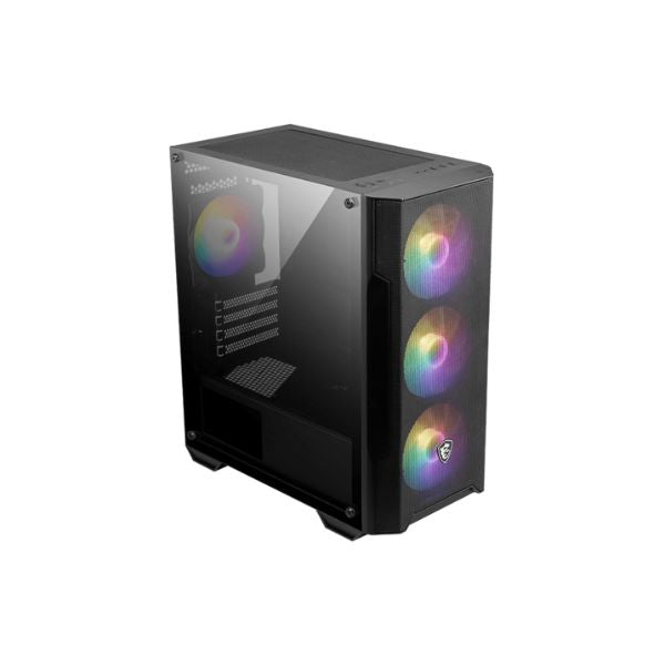 Case-MSI-MAG-FORCE-M100A-ATX-Gaming-Negro-Lateral-de-Vidrio-diagonal